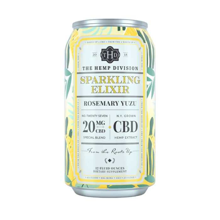 The Hemp Division Sparkling Elixirs Rosemary