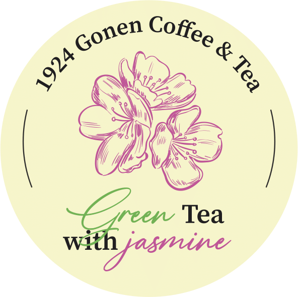Green Tea with jasmine sticker